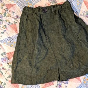Flax linen skirt